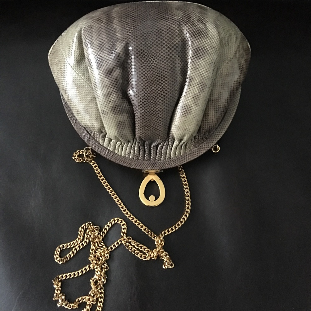 Nice Colombetti Milano Python Snakeskin Purse - image 3